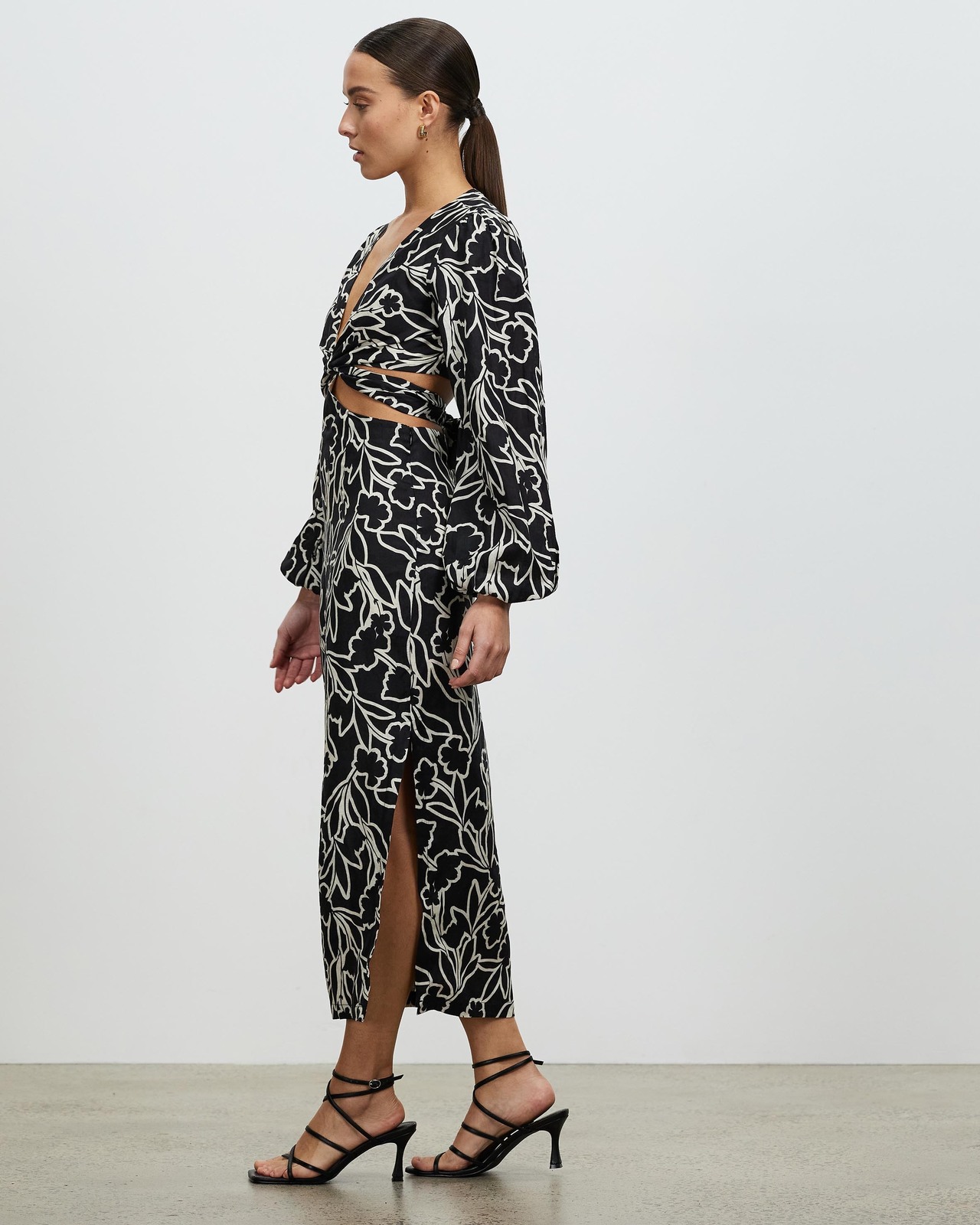 Bianca Linen Midi Dress