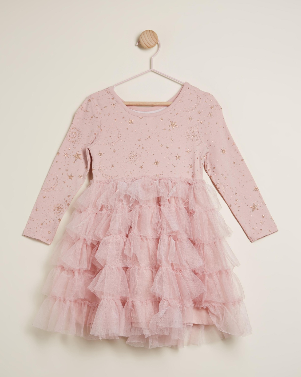 Cotton On Kids Iris Long Sleeve Dress - Kids Size 5 YRS