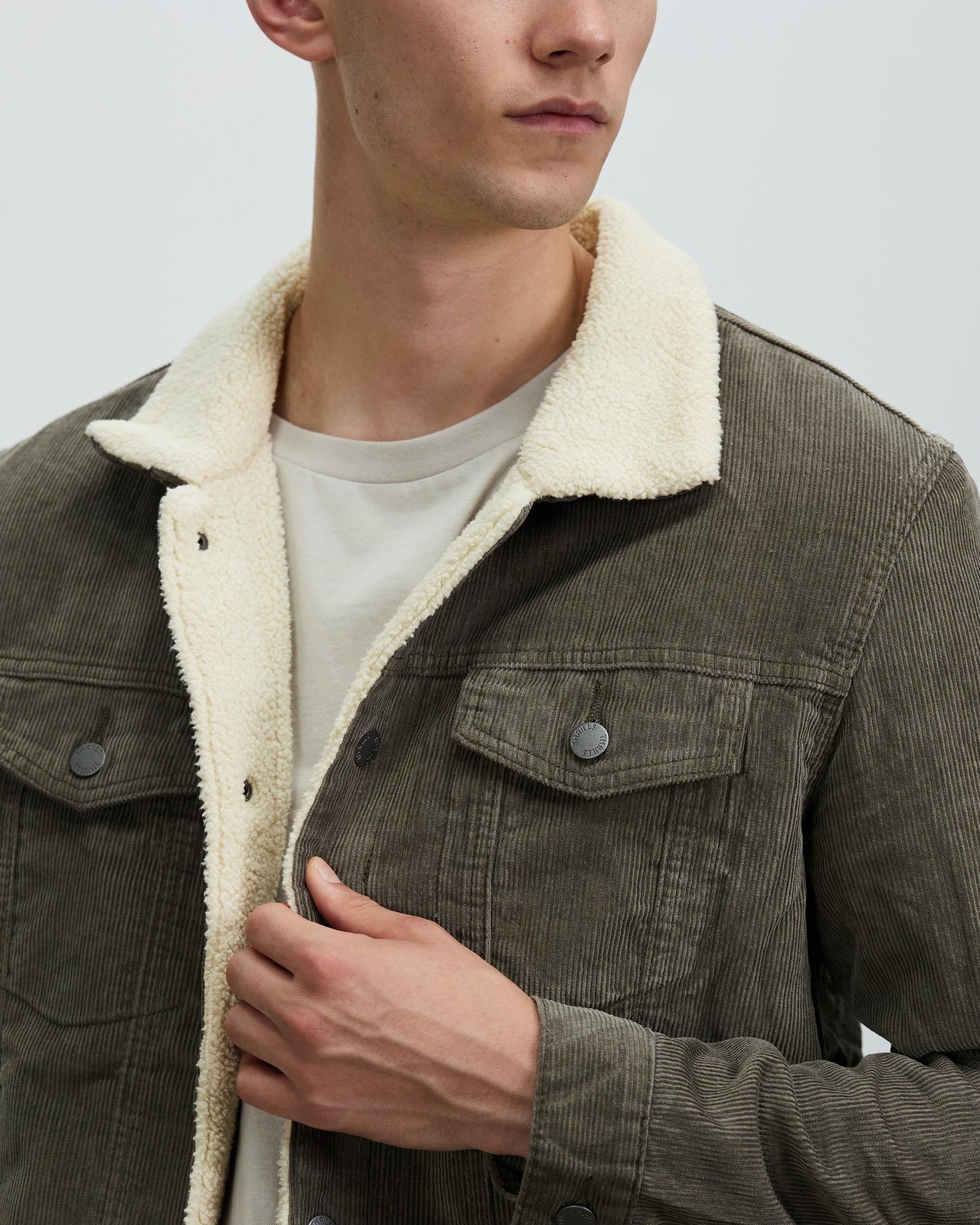 Sherpa Wanderer Corduroy Denim Jacket