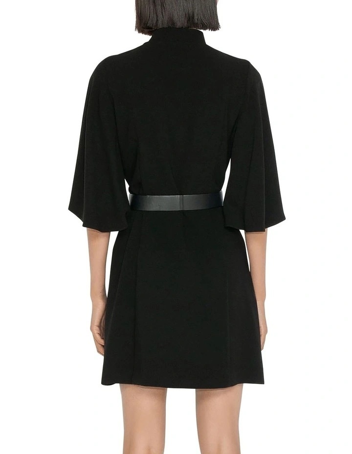 Double Breasted Black Dress