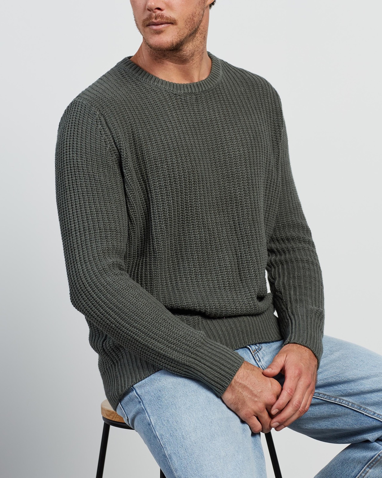 Hemp Blend Crew Knit Size 14