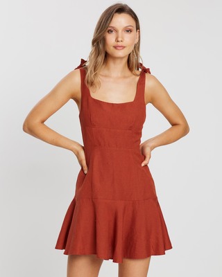 chinese dress ladies Roxy Tiger Maxi Dress in Brown | Dresses