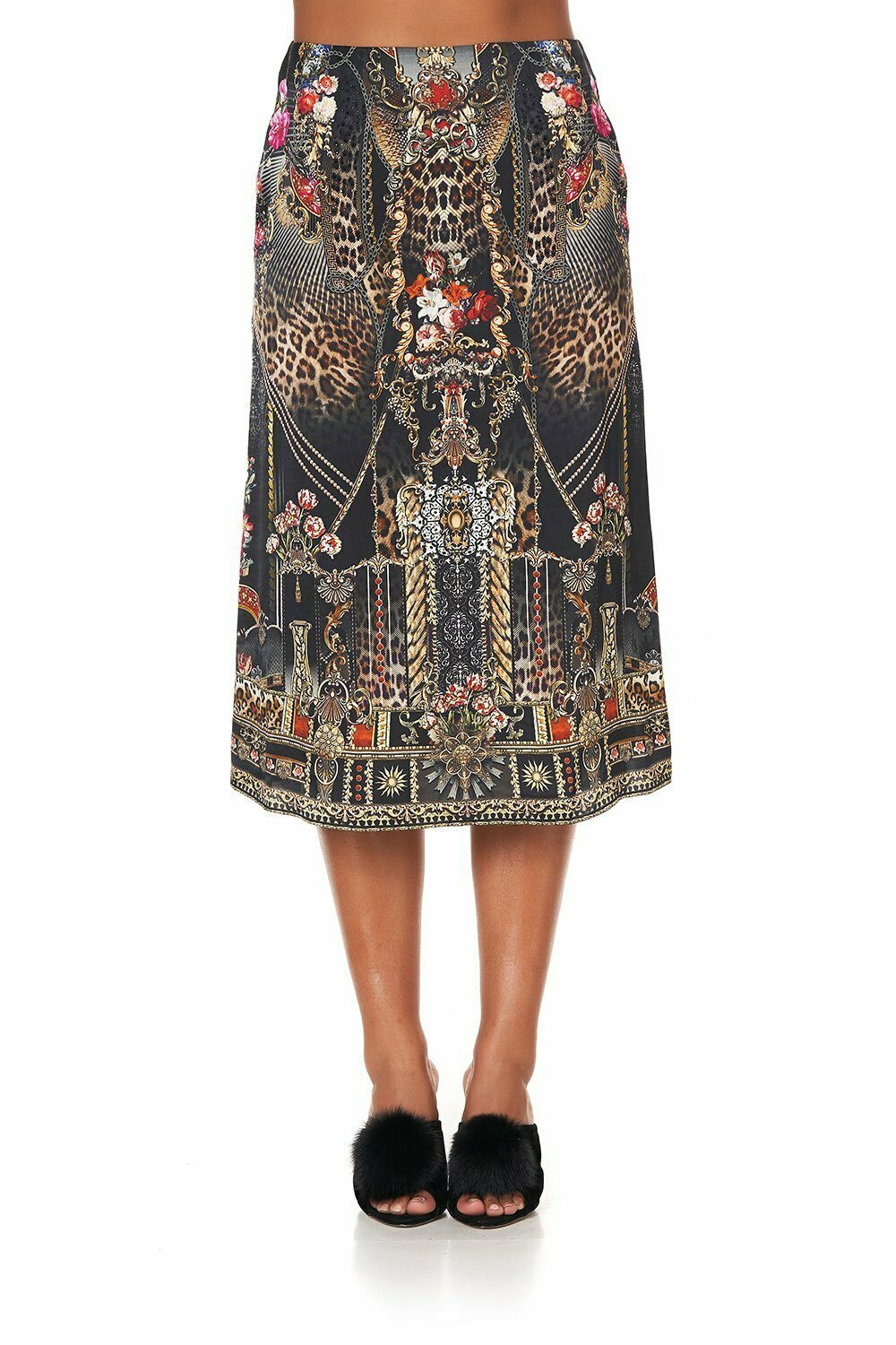 SLIP MIDI SKIRT GOTHIC GODDESS Size 12