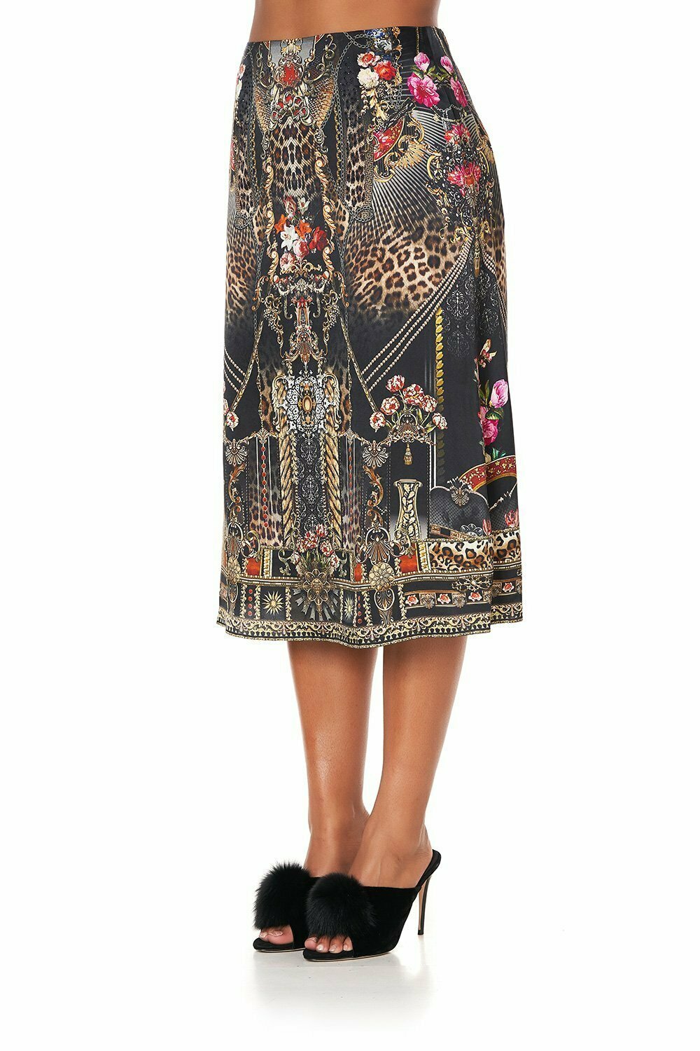 SLIP MIDI SKIRT GOTHIC GODDESS Size 12