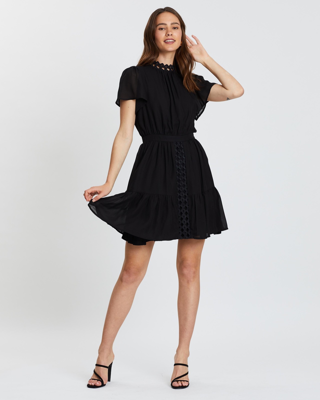 Lily Lace Insert Dress Size 10 BNWT