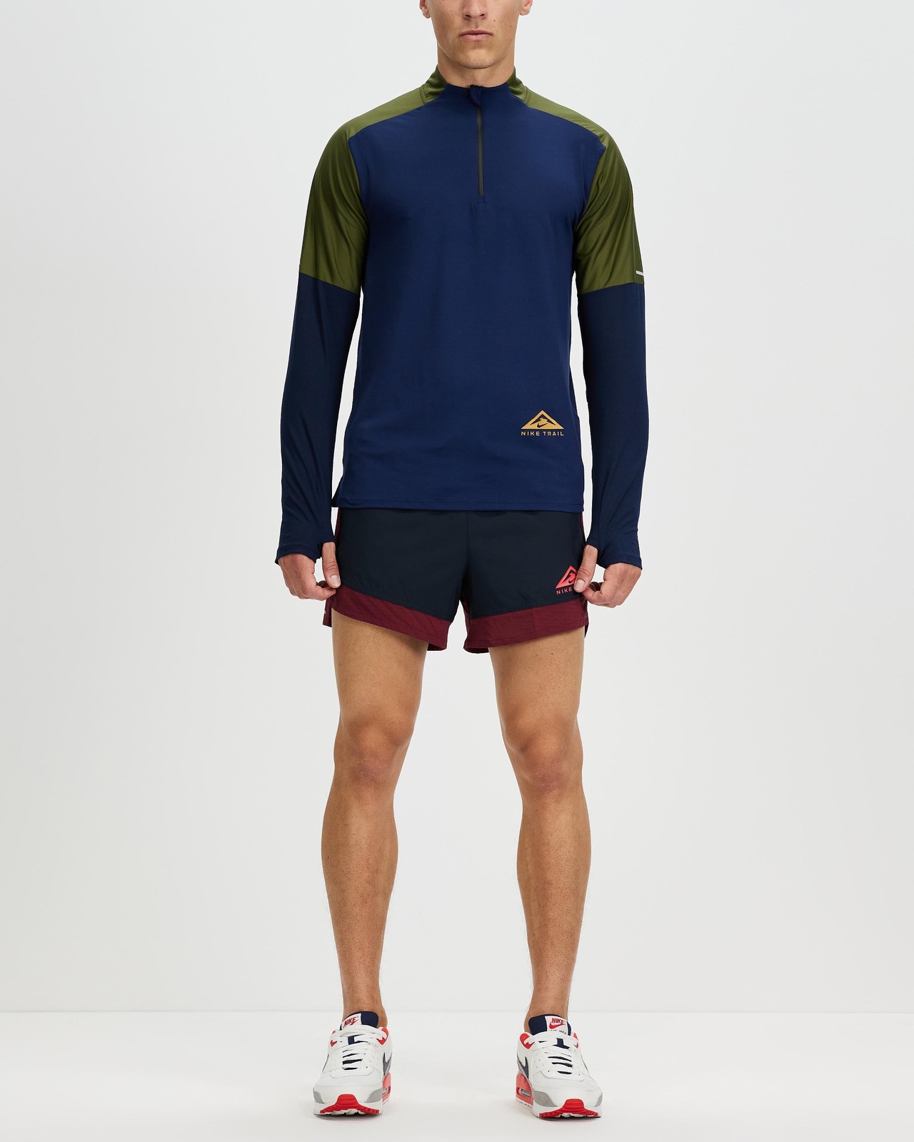Dri-Fit 1/2-Zip Trail Running Element Top Size S