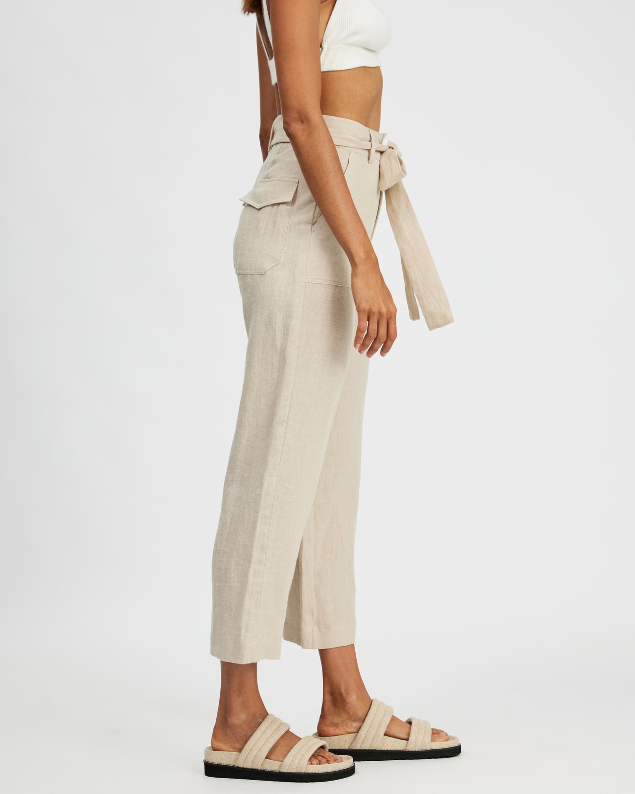 Relaxed Linen Pants Size 8