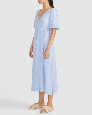Staple the Label Azul Wrap Midi Dress - AirRobe