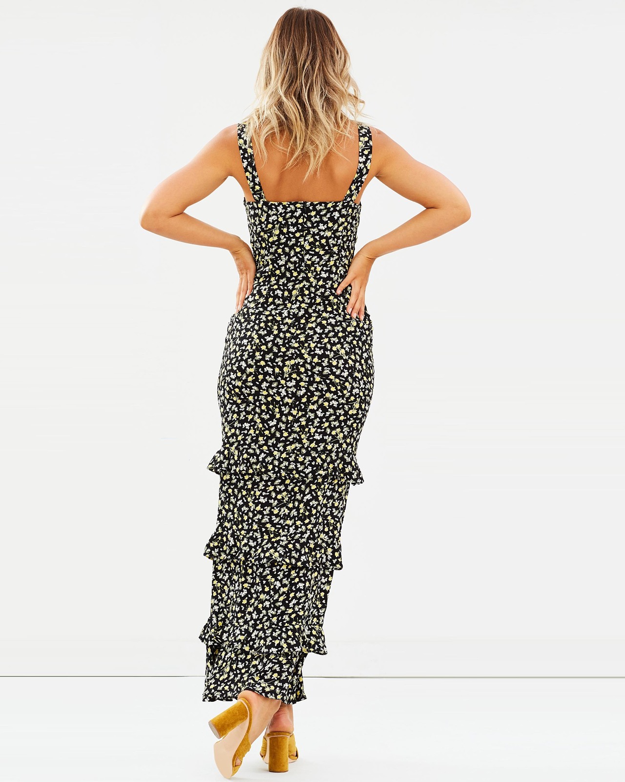 Corinna Tie Front Maxi Dress Size 8 BNWT