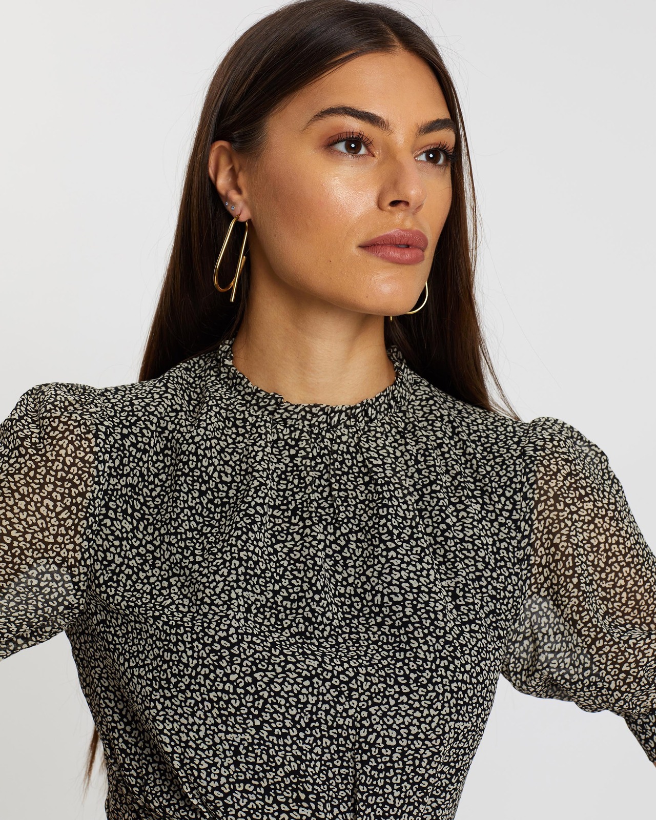 Jessica Shirred Mini Dress