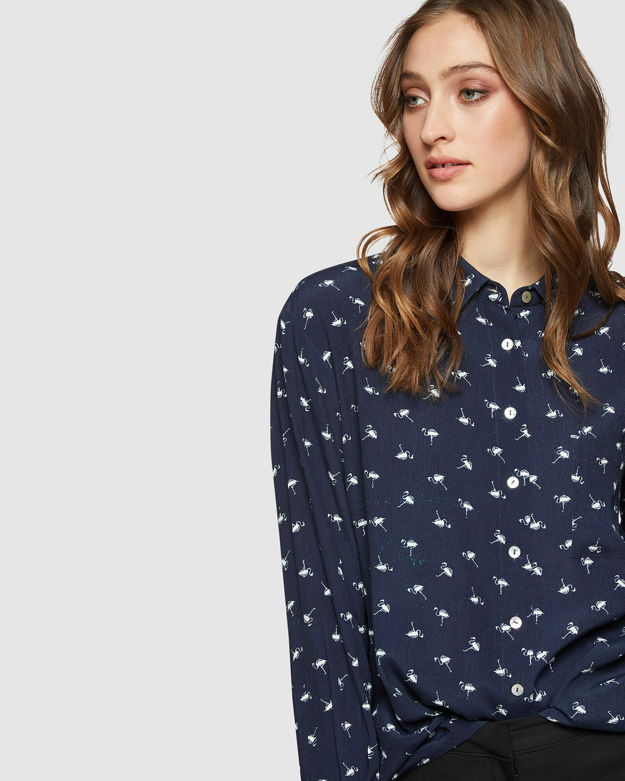 Lilly Flamingo Blouse