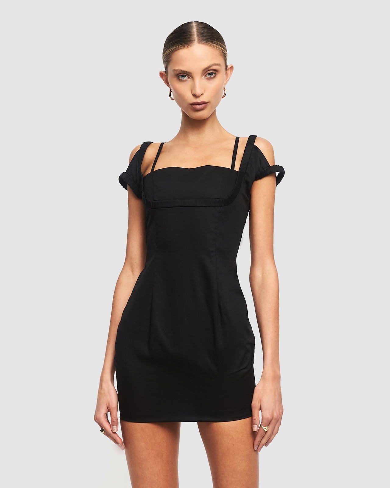 the villa mini dress black Few Moda | Viv Mini Dress