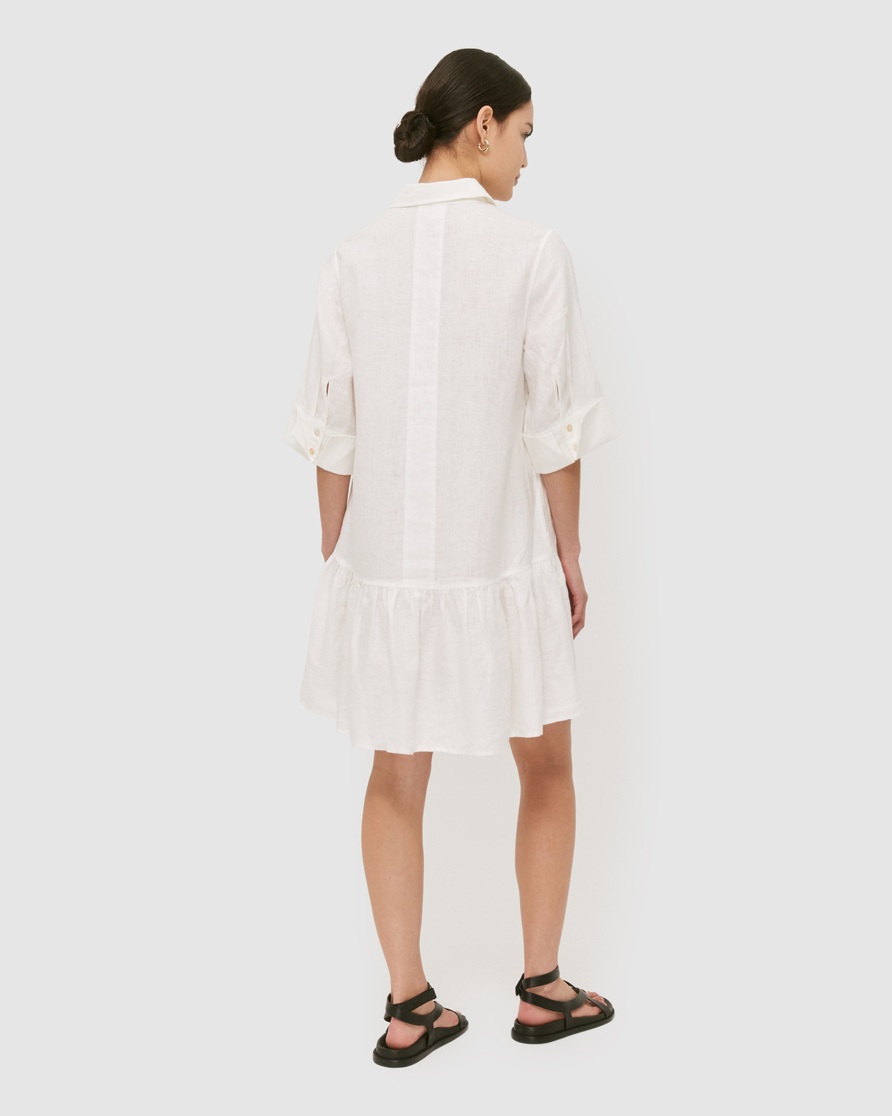 SABA SB Lila Linen Shirt Dress - AirRobe