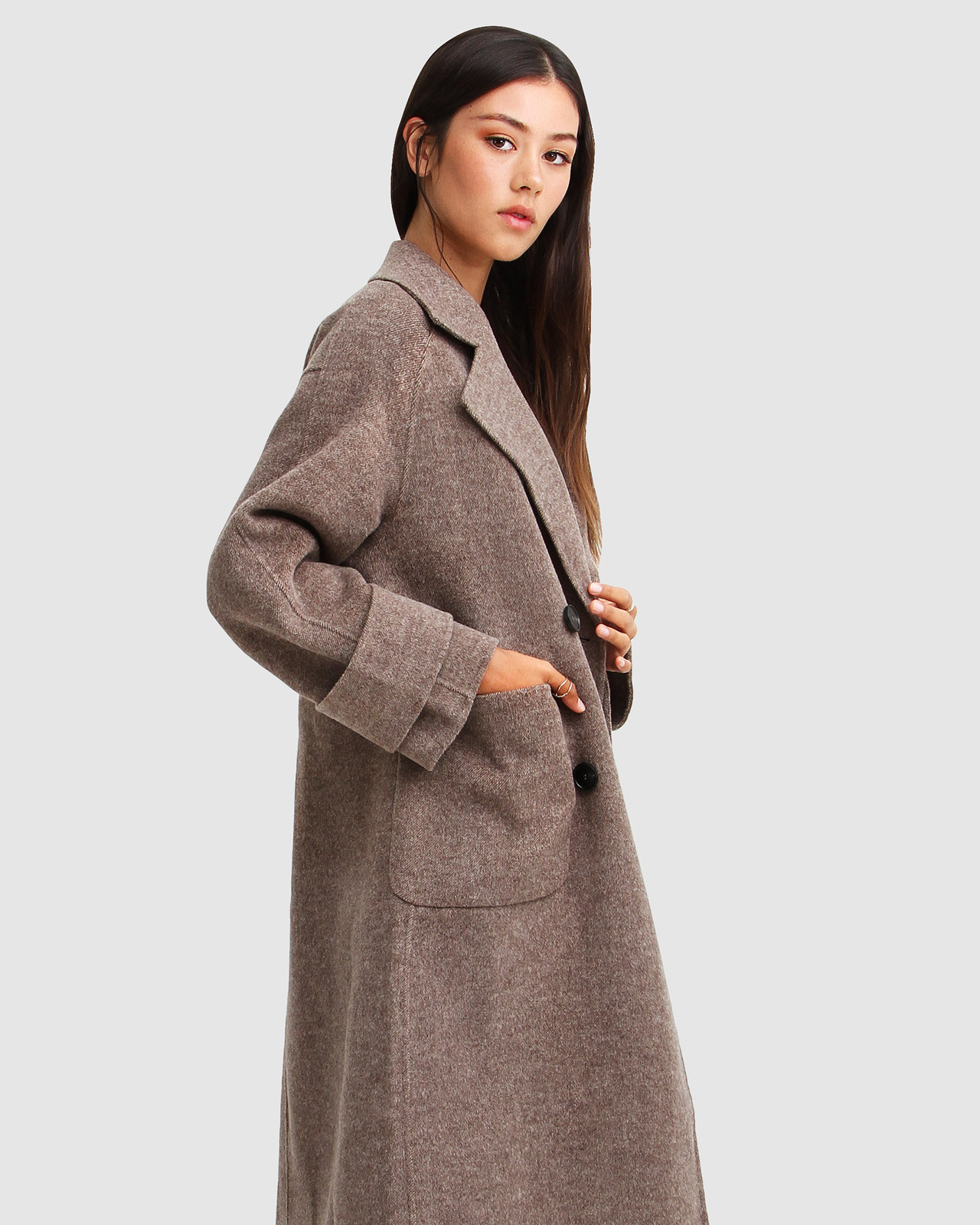 Rumour Has It Oversized Wool Blend Coat