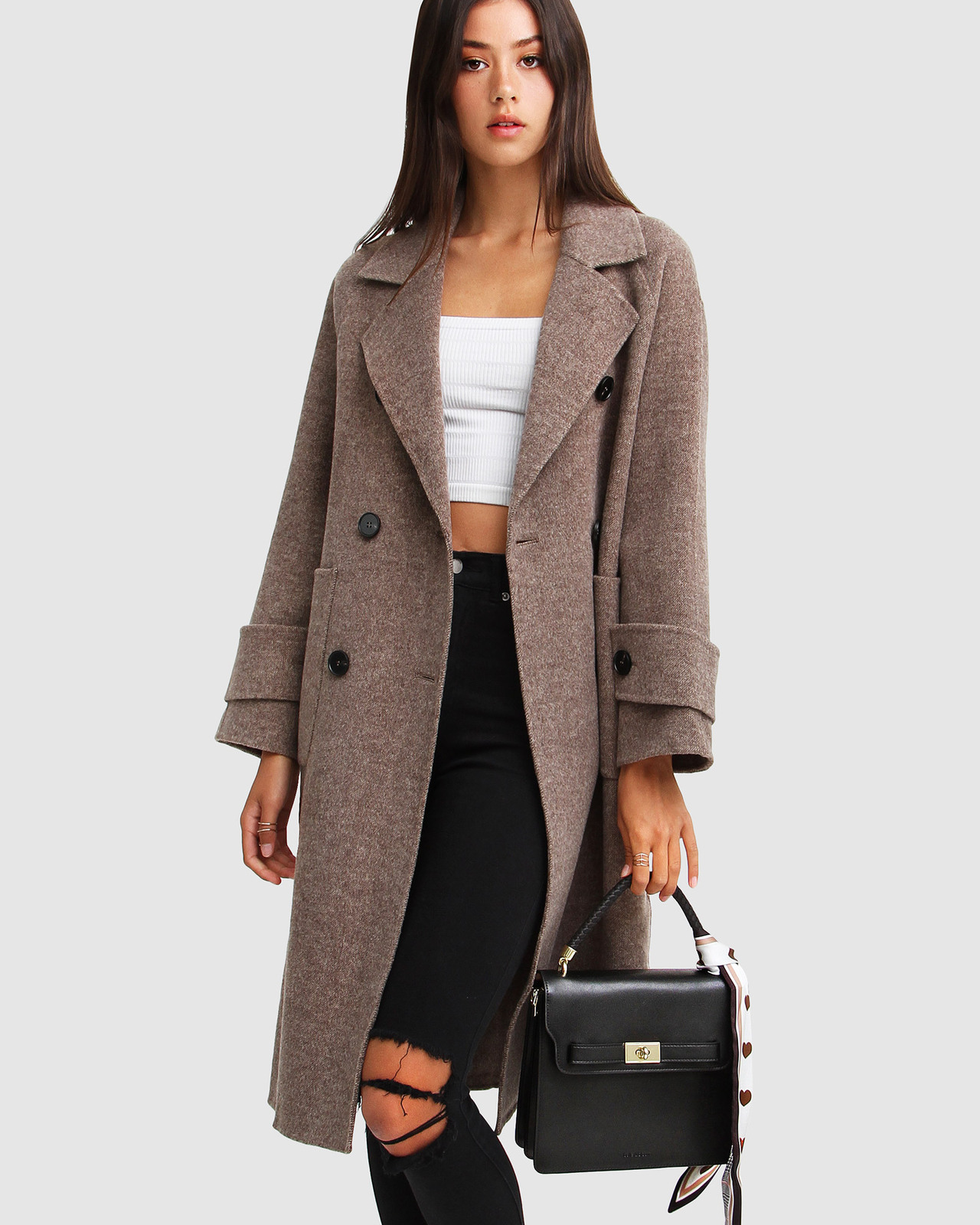 Rumour Has It Oversized Wool Blend Coat