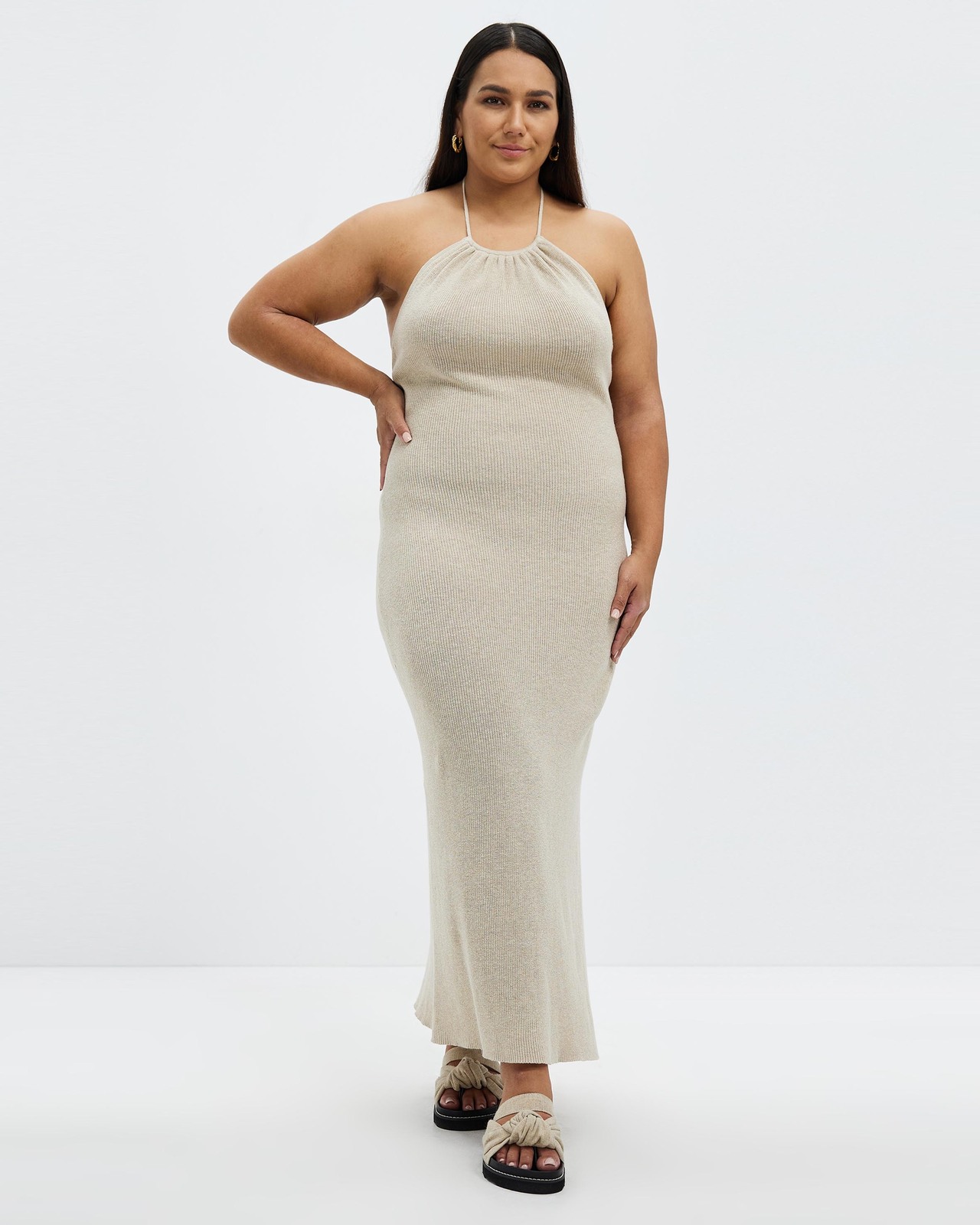 Halter Knit Dress