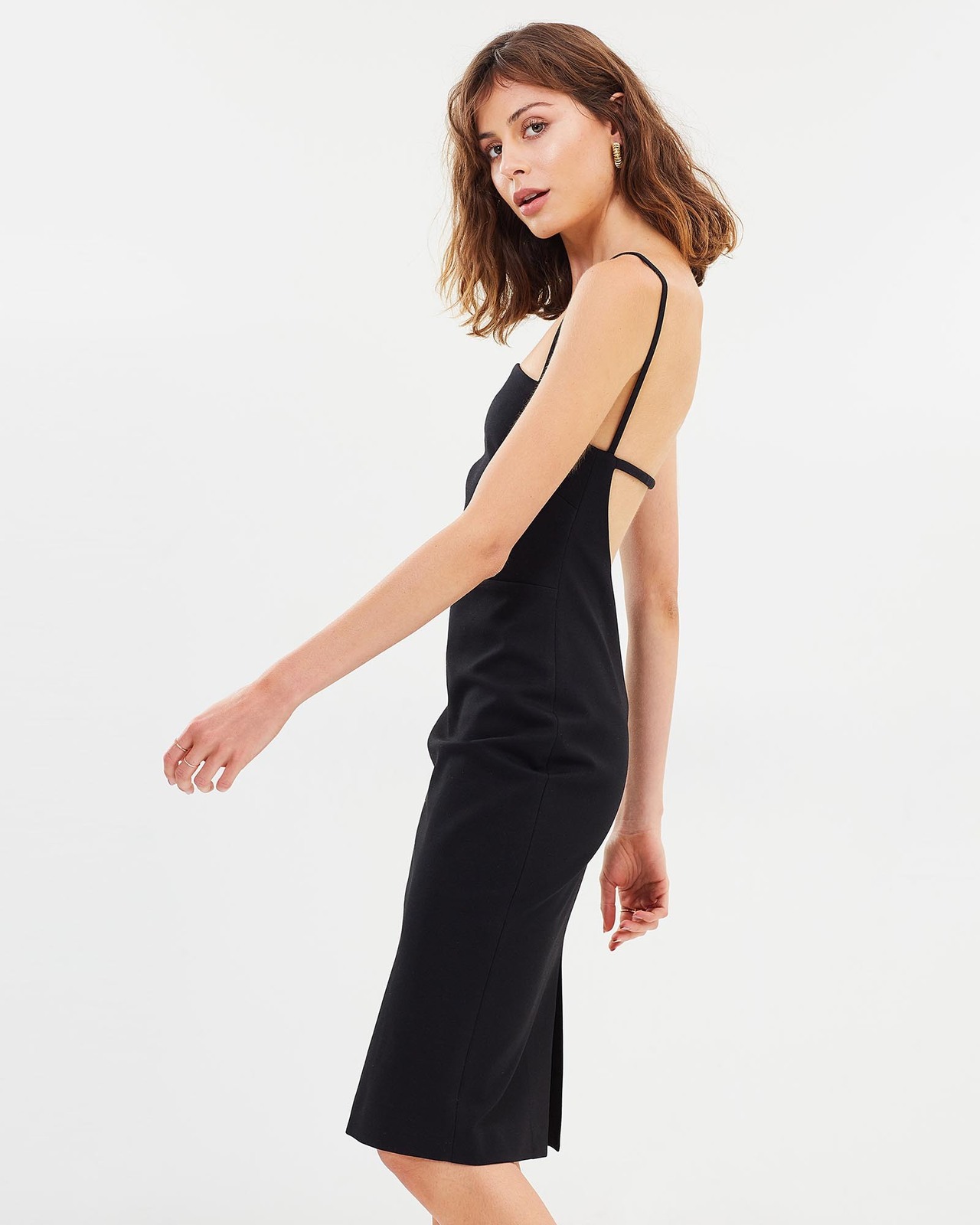 Ellie Open Back Midi Dress