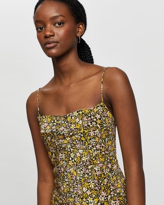 bec and bridge silk mini dress Bec + Bridge Camellia Delights floral silk mini slip