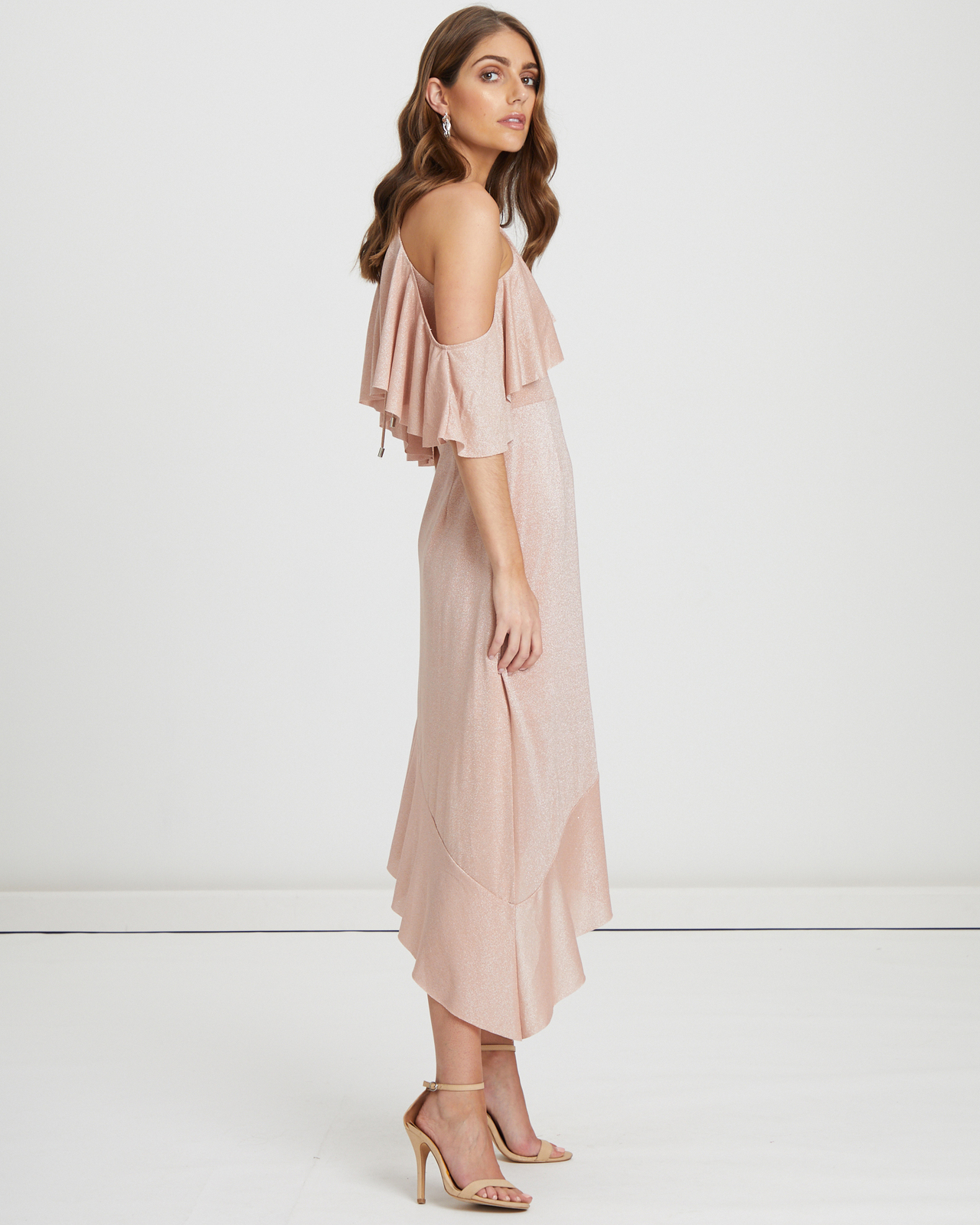 Emma Asymmetric Midi Dress