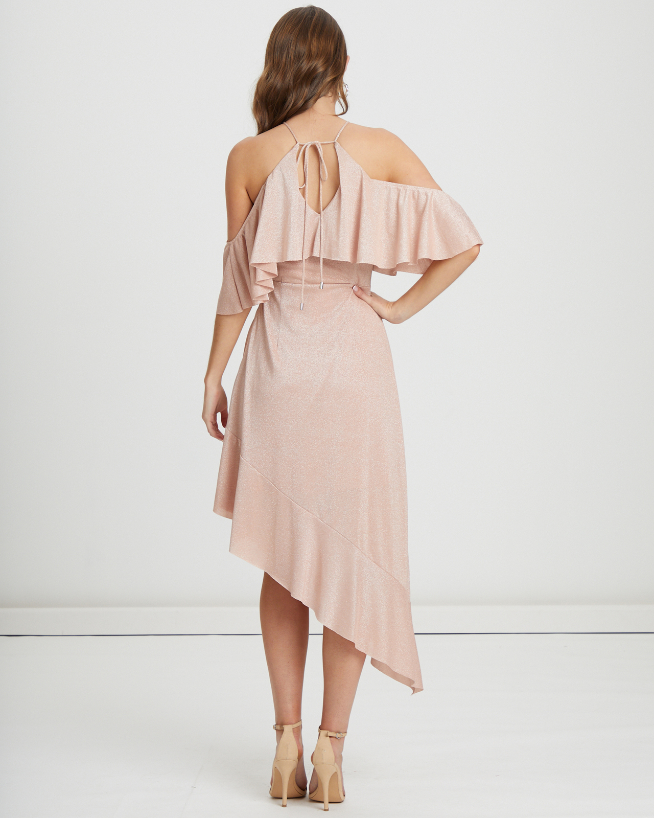 Emma Asymmetric Midi Dress