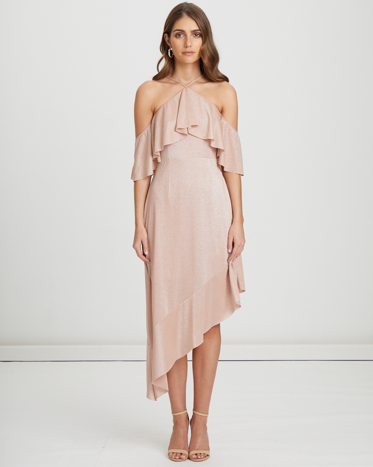Emma Asymmetric Midi Dress