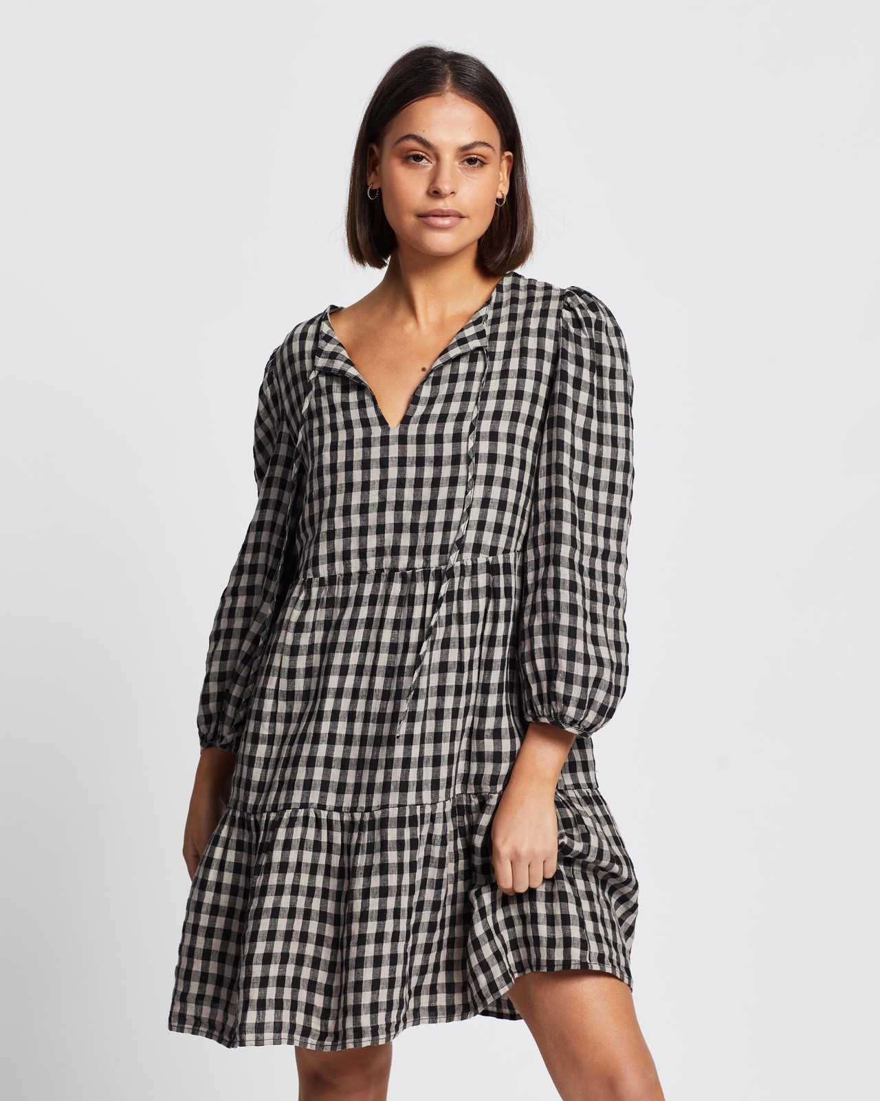 Linen Smock Dress