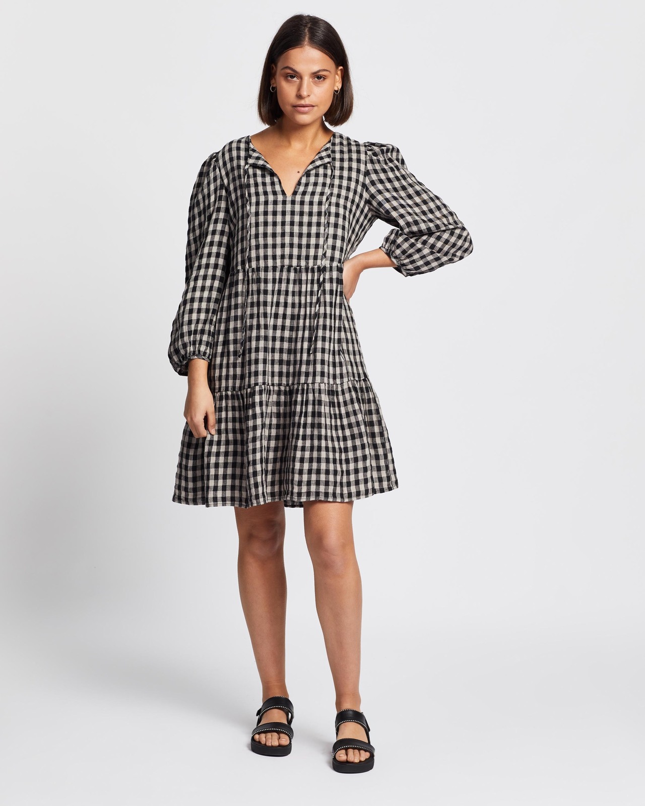 Linen Smock Dress