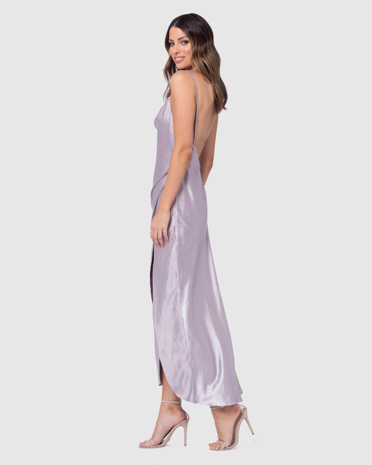Allure Satin Gown
