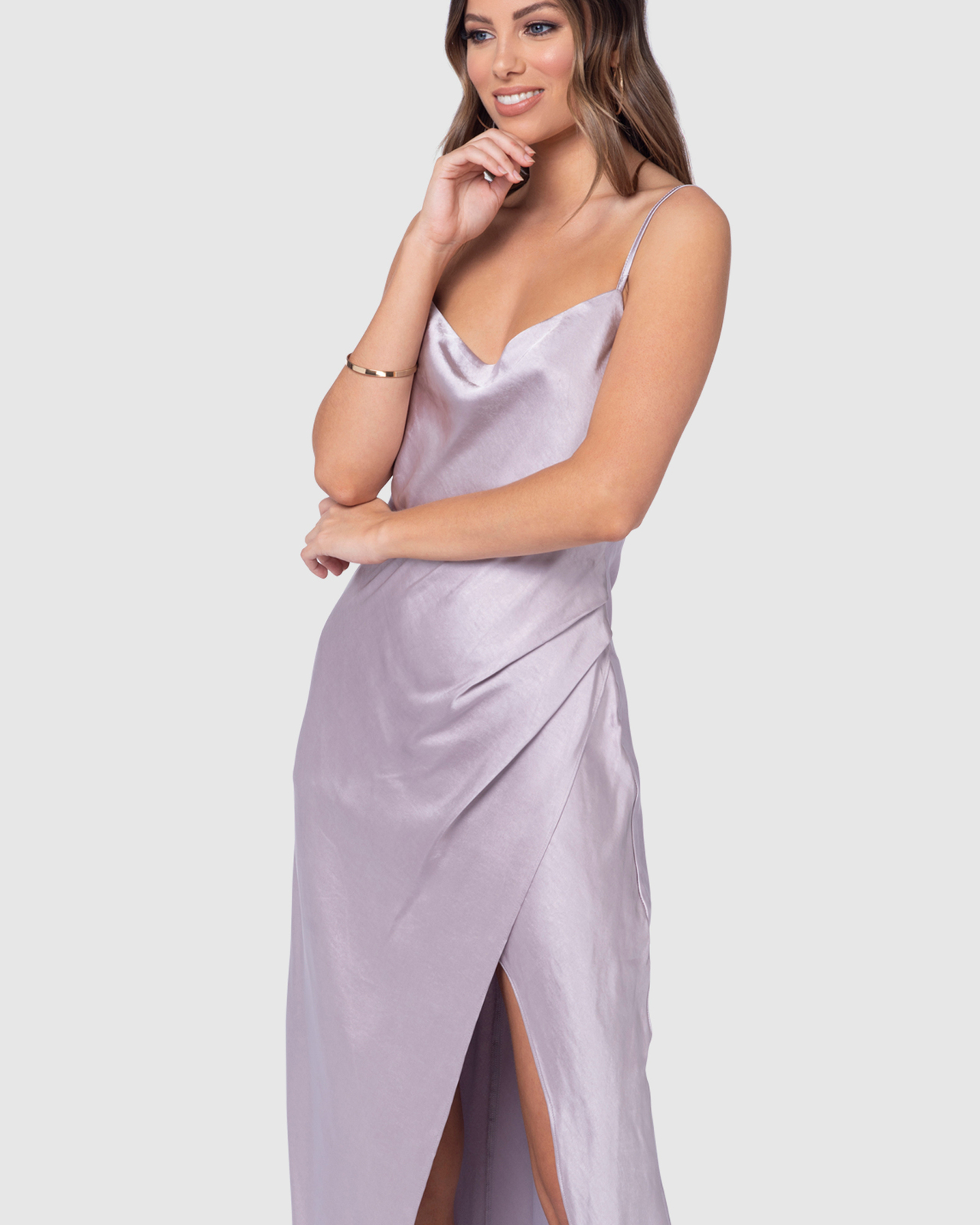 Allure Satin Gown