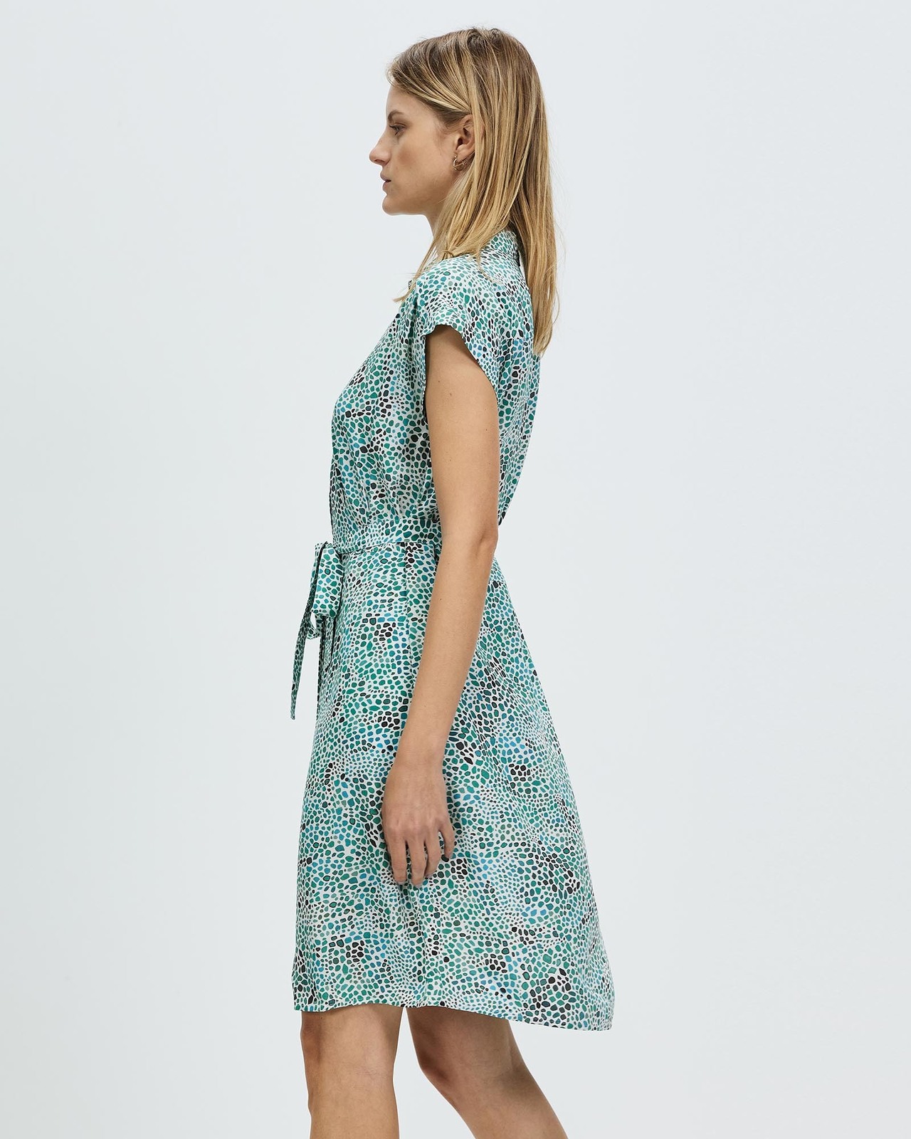marcs green dress Marc O'Polo Ribbed Sleeveless Midi Dress - Green - 25% Off