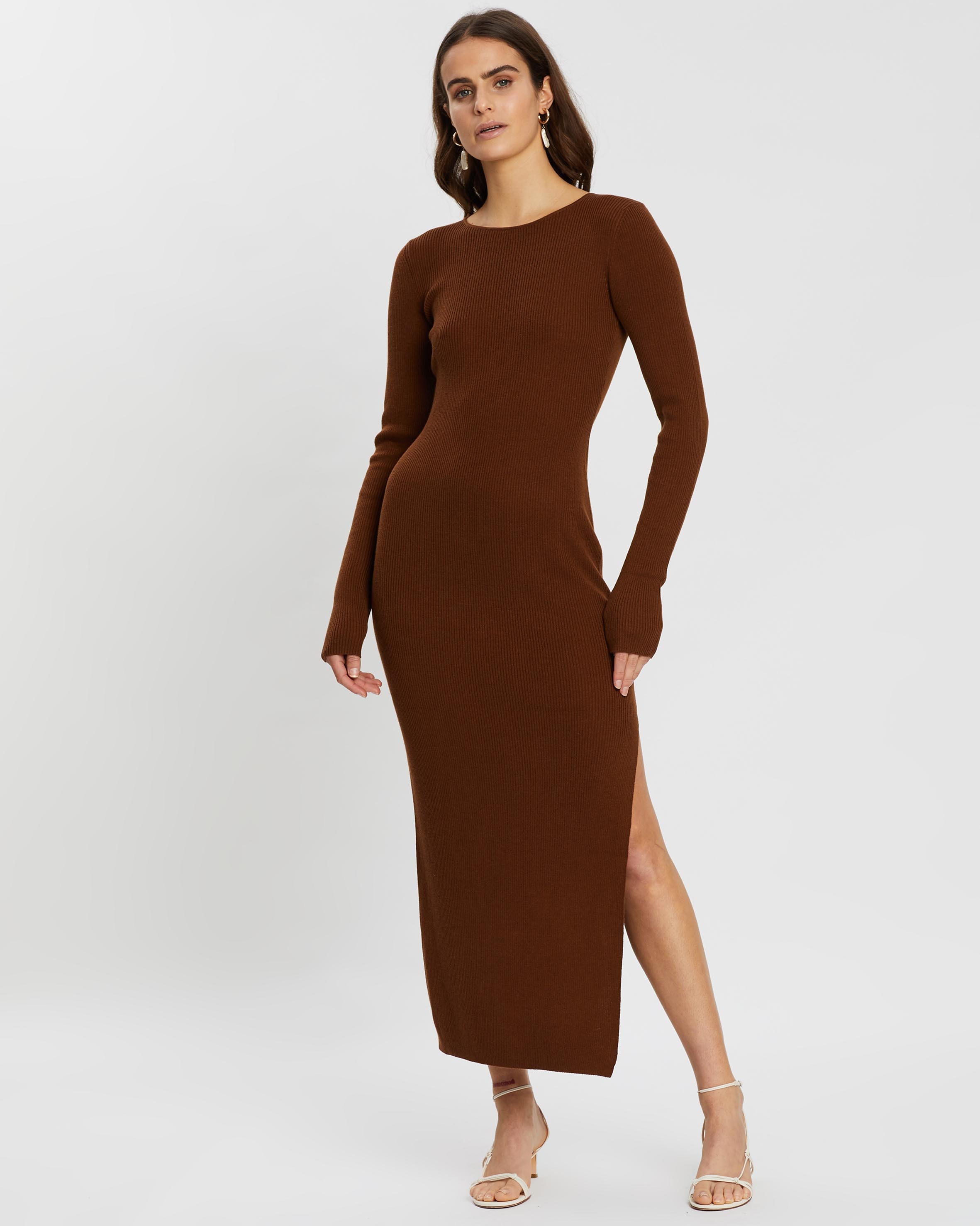 bec and bridge freya knit dress Freya L/S Knit Midi Dress Styled By Charli