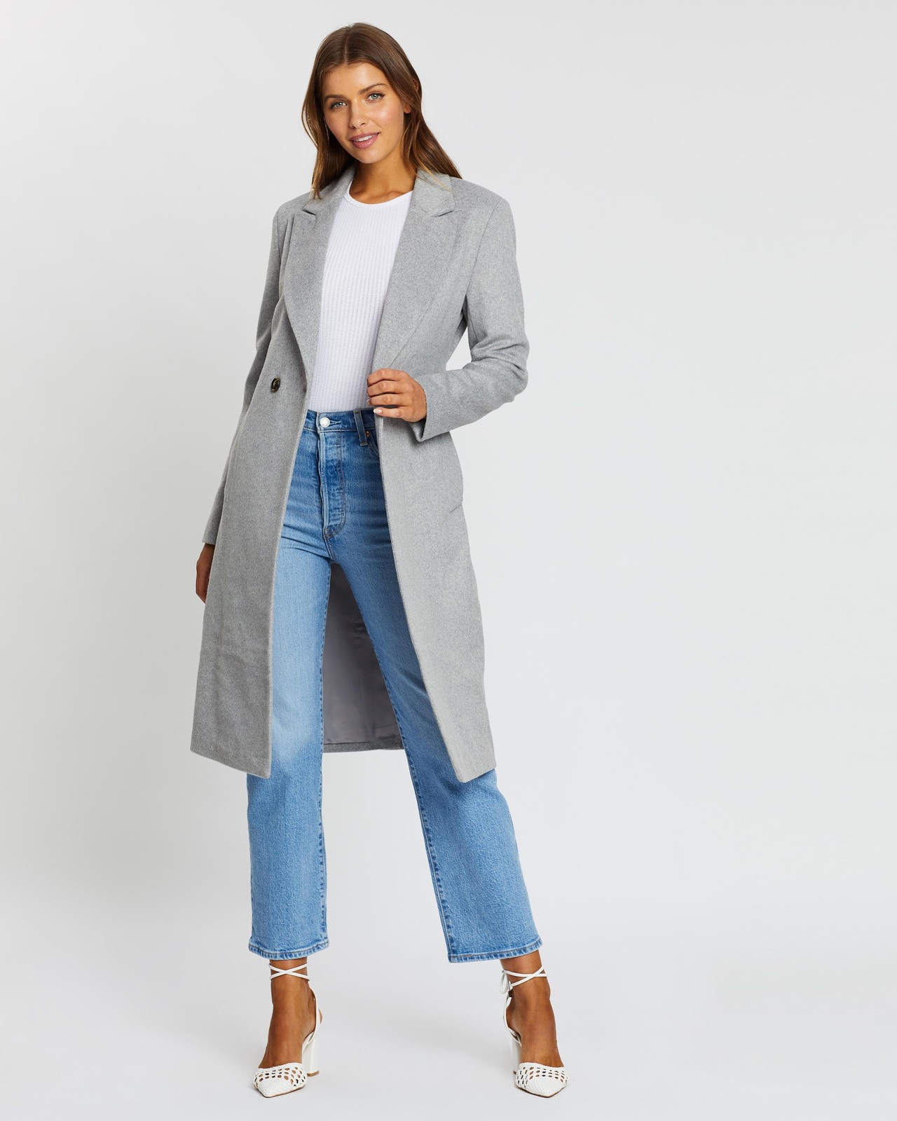 Amelia Wool Blend Coat