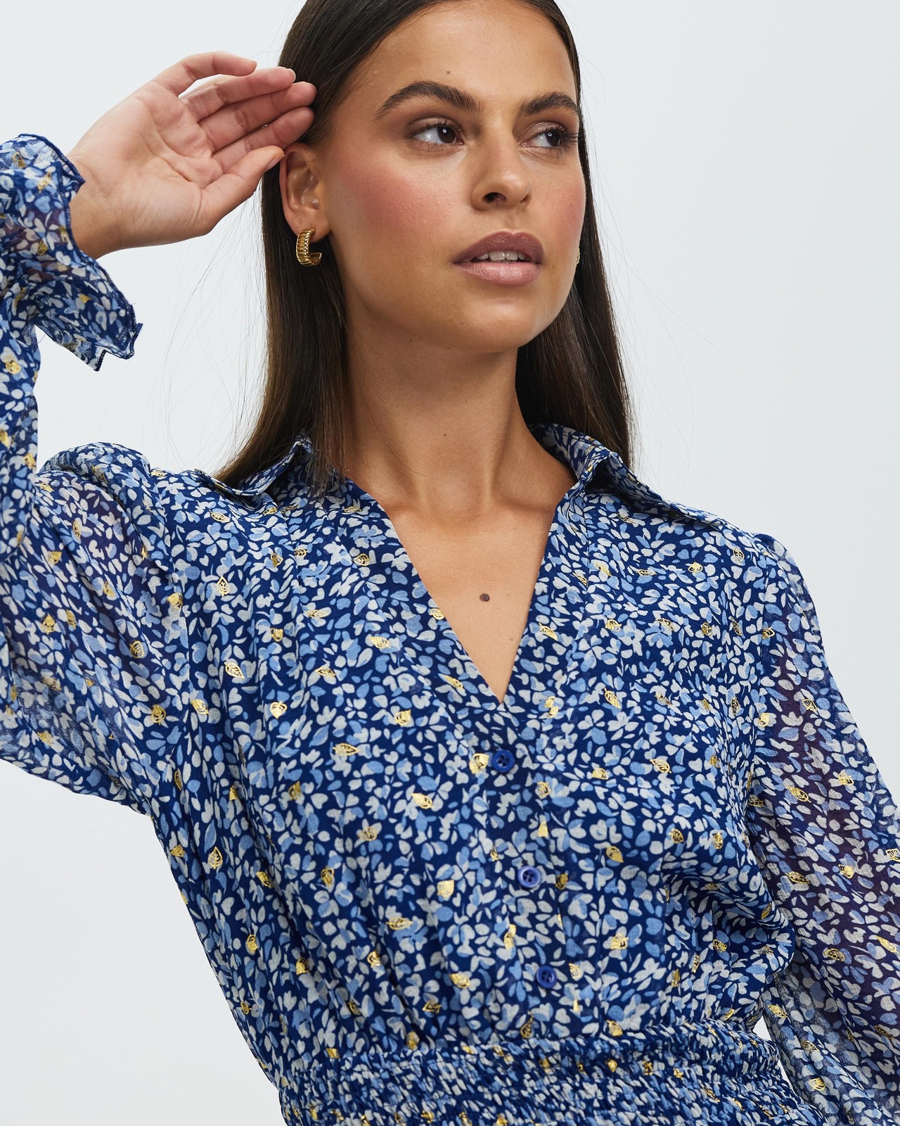 Brody Button Front Mini Dress