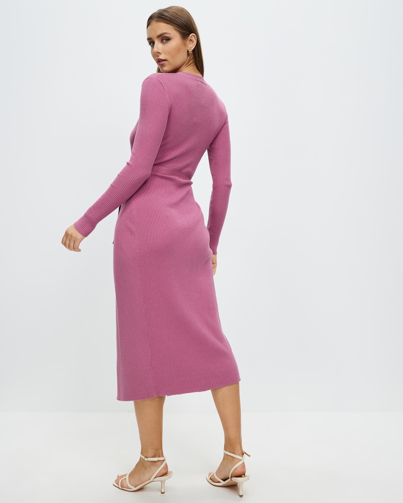 Piper Wrap Knit Midi Dress