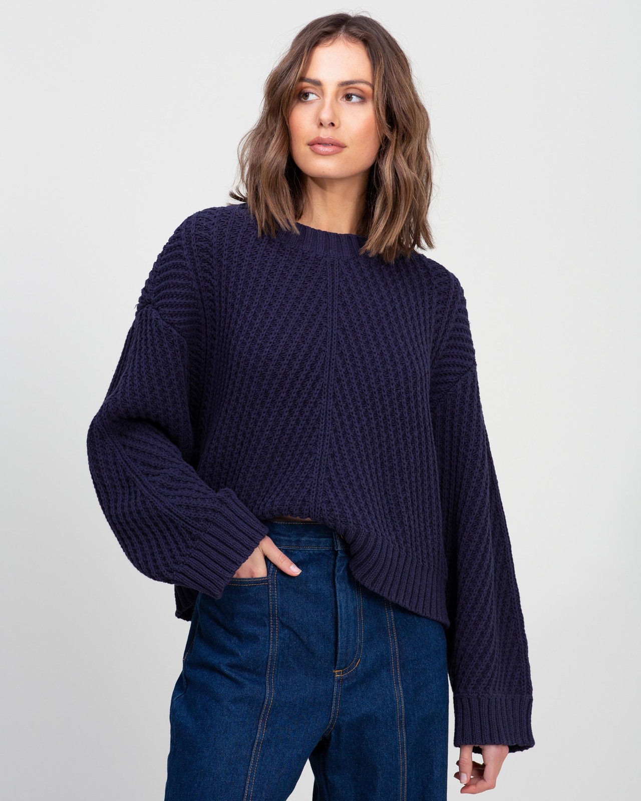 Relaxed Organic Cotton Jumper