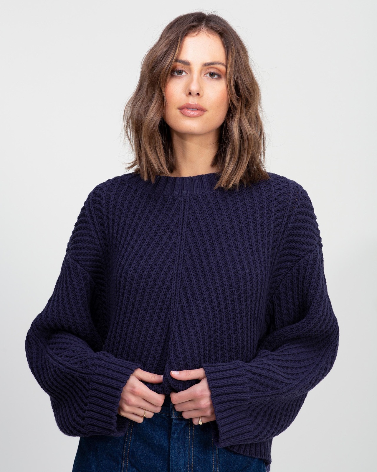 Relaxed Organic Cotton Jumper