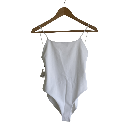 Swim Trophy lowback onepiece Swimsuit White AirRobe