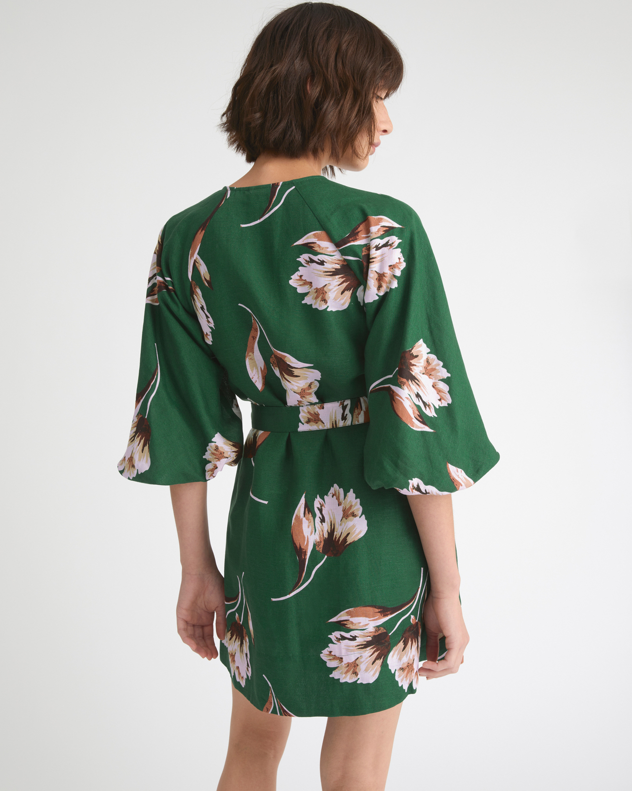 witchery green floral dress Hunter Green Floral Tulle Maxi Dress