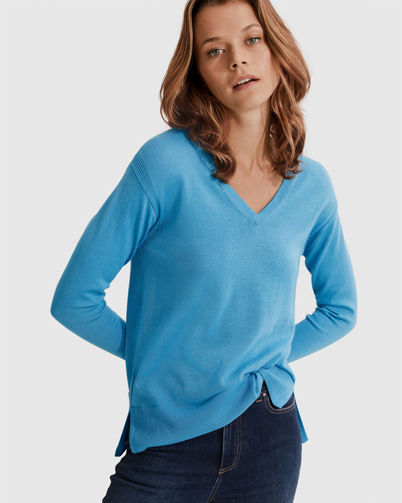 Verified Australian Merino Wool V-neck 
