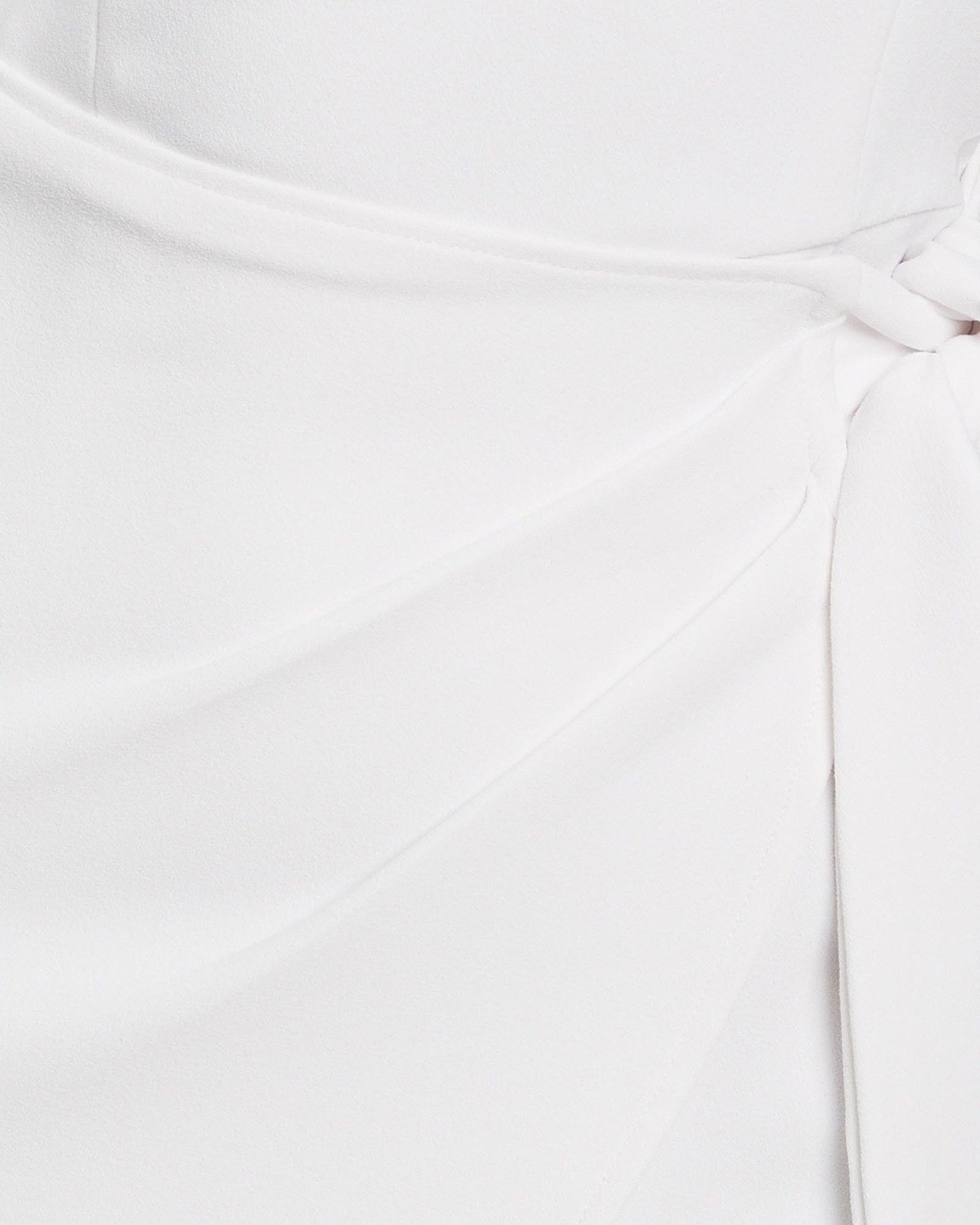mini one shoulder dress Anaisa One-Shoulder Draped Mini Dress Cream