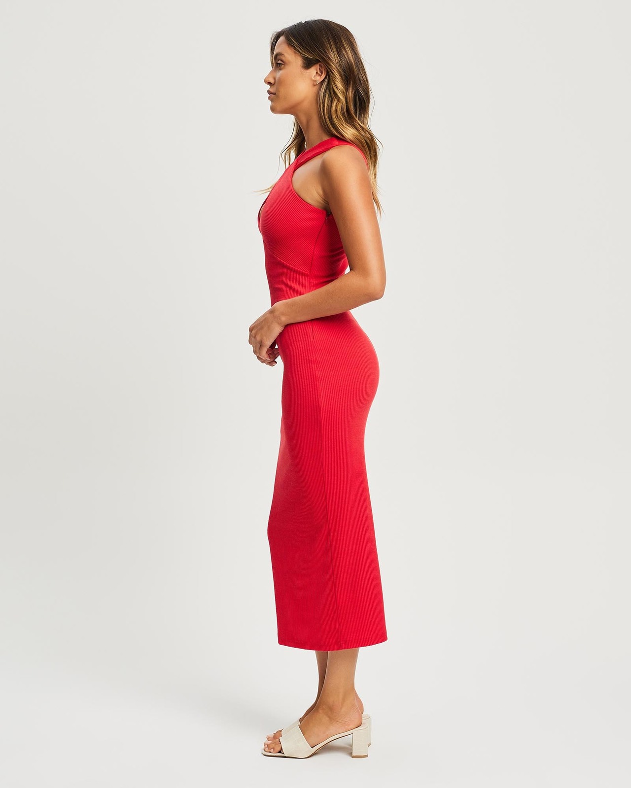knee length dresses for ladies Adelie Maxi Dress Champagne main image 0