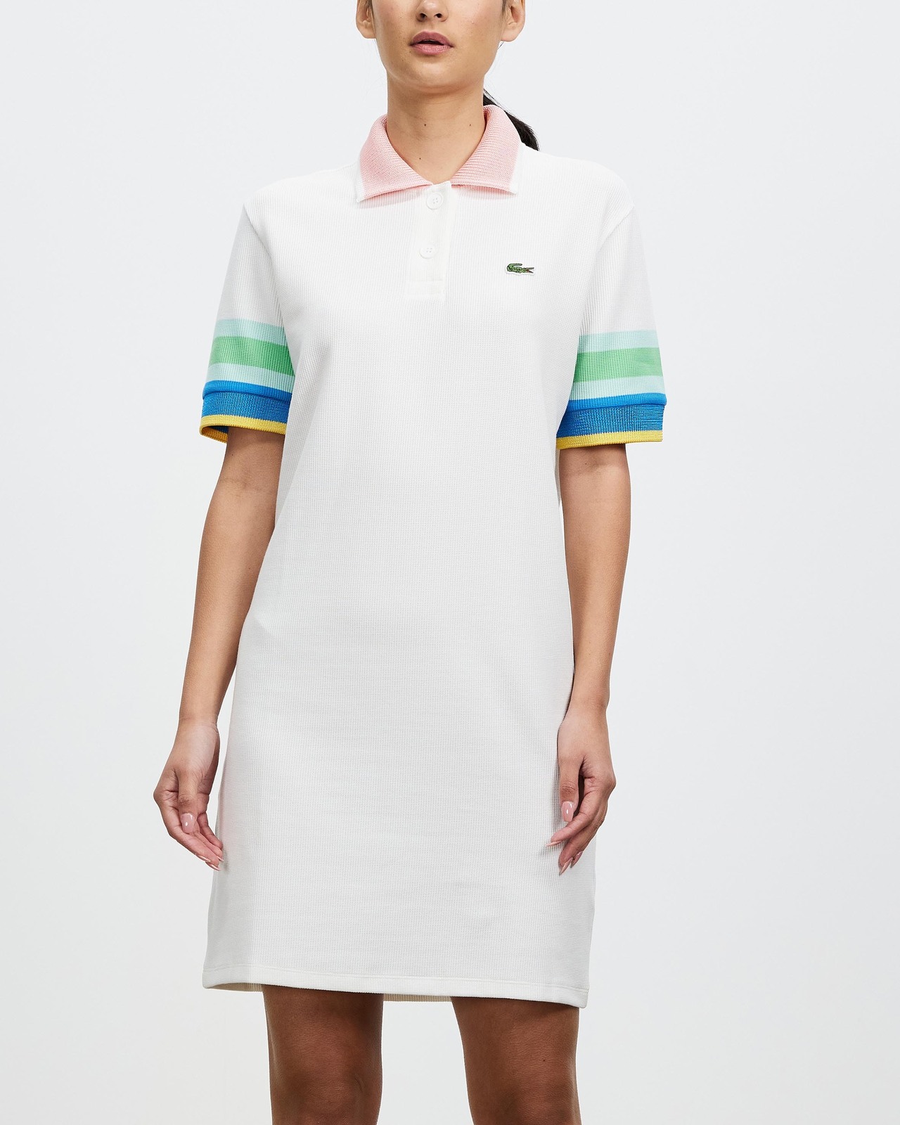 Waffle Polo Dress