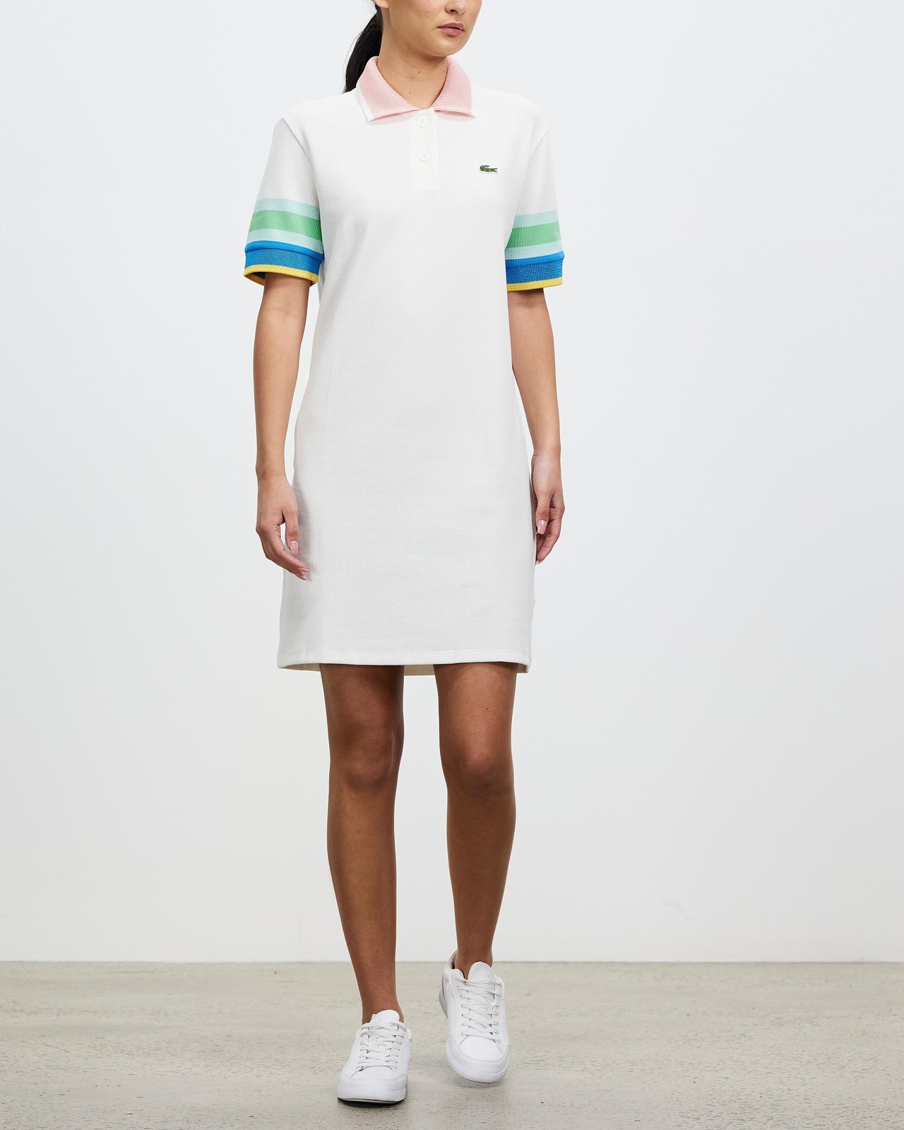 Waffle Polo Dress