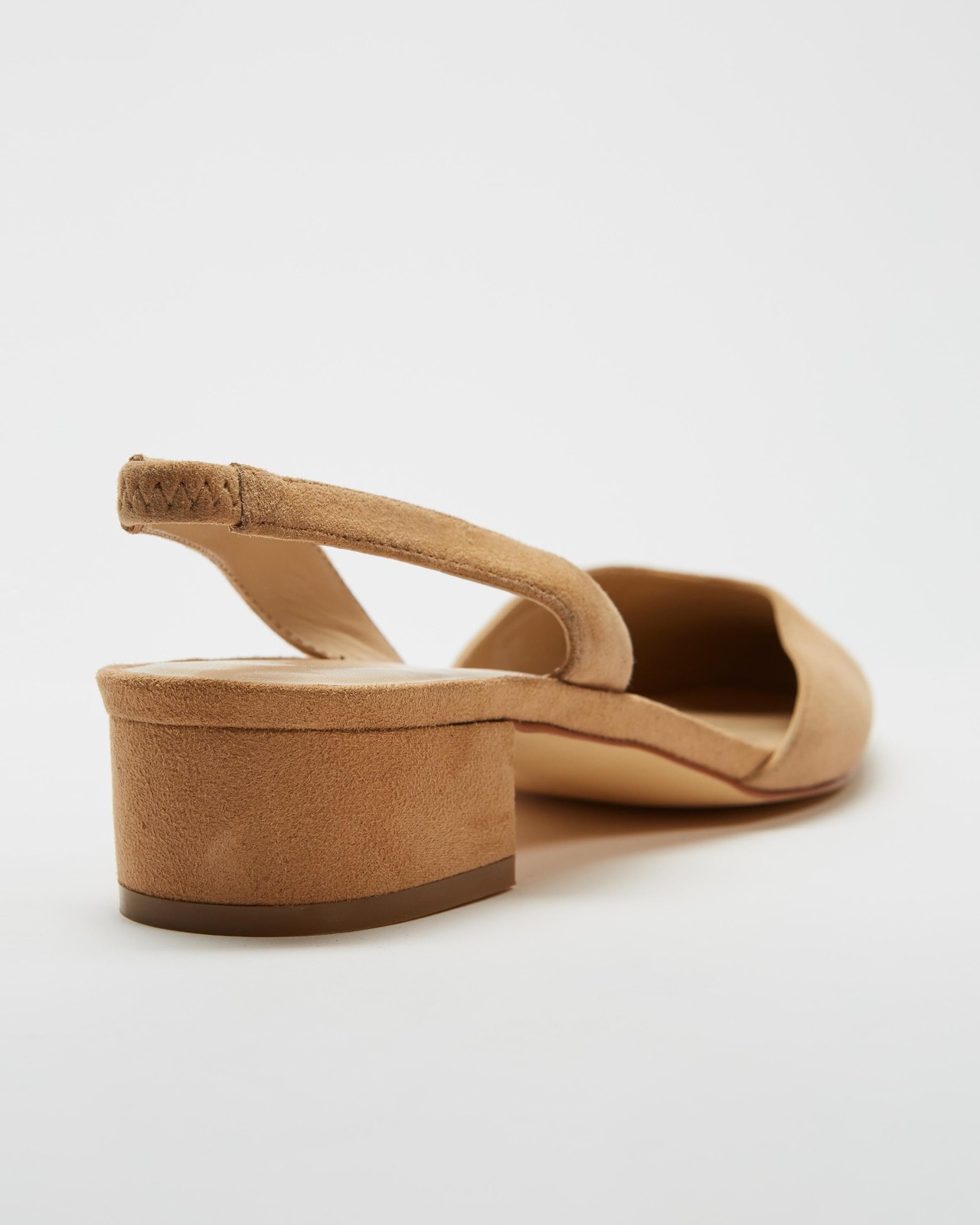 Zena Leather Slingback Heels
