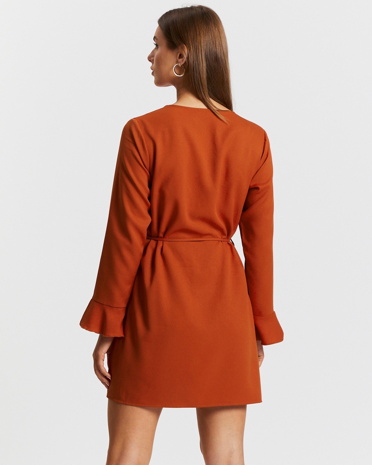 Nola Long Sleeve Wrap Dress