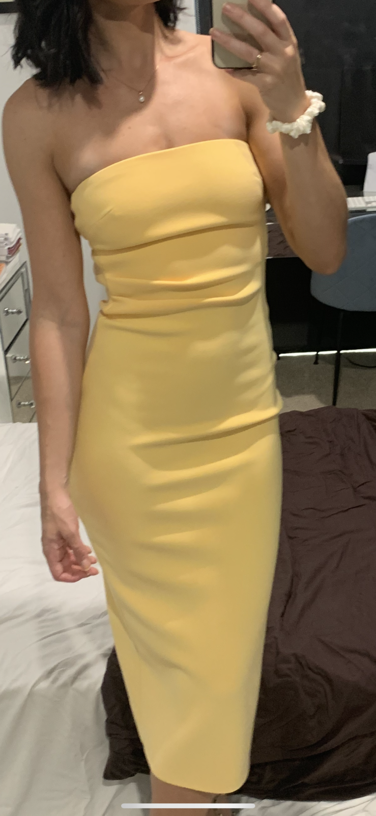 Bec + Bridge Noa Midi Dress Yellow - AirRobe