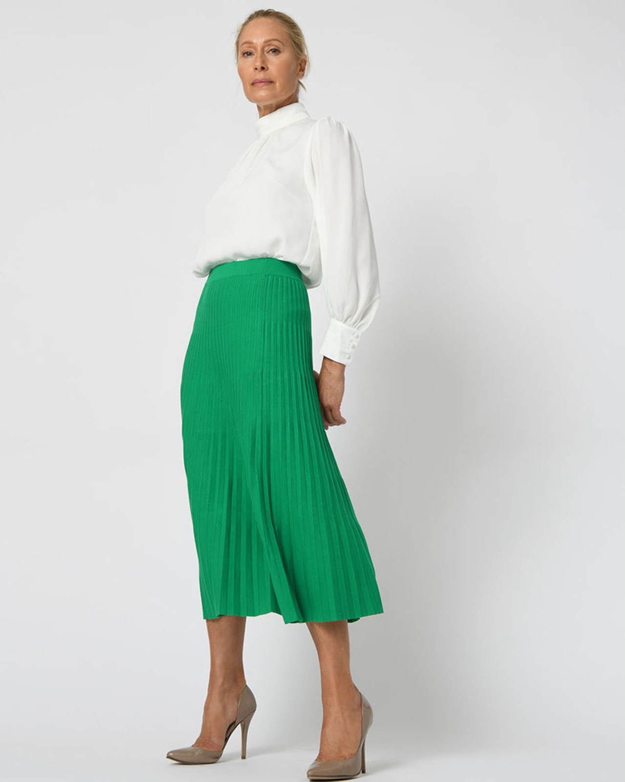 Analisa Pleated Knit Skirt