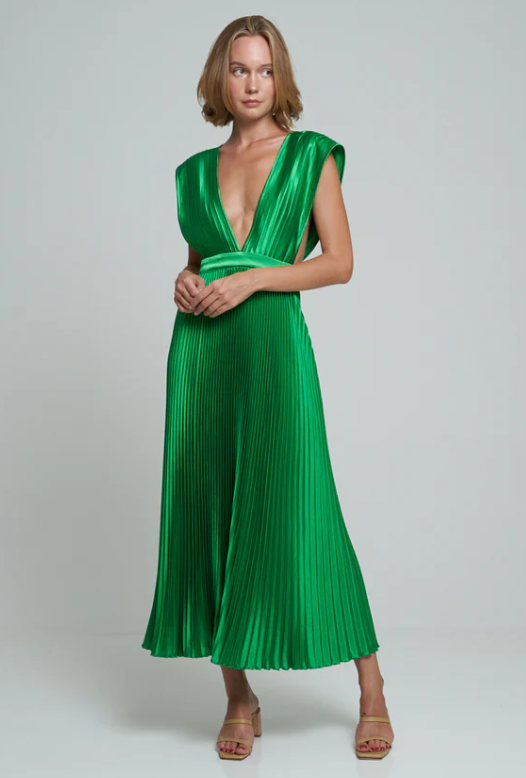 L'idee L'IDEE Bright Green Gala Gown - AirRobe