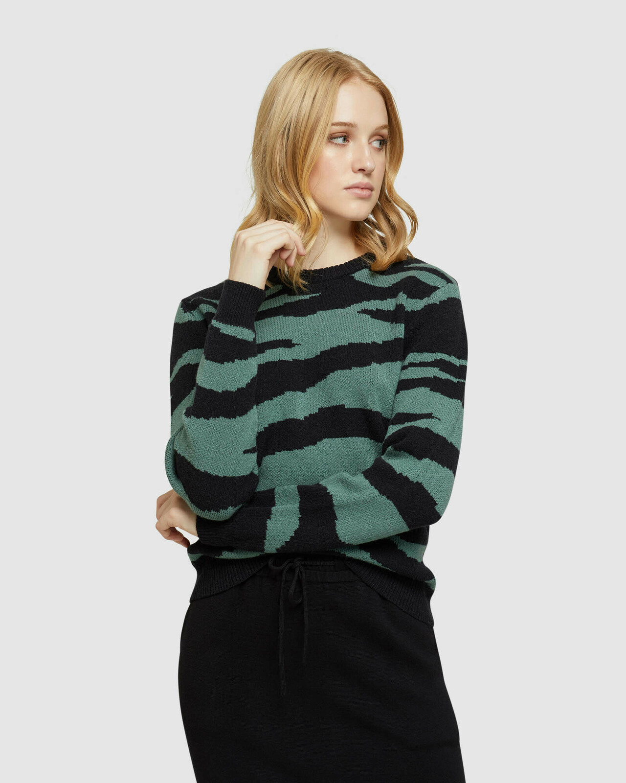 Knox Animal Jacquard Knit