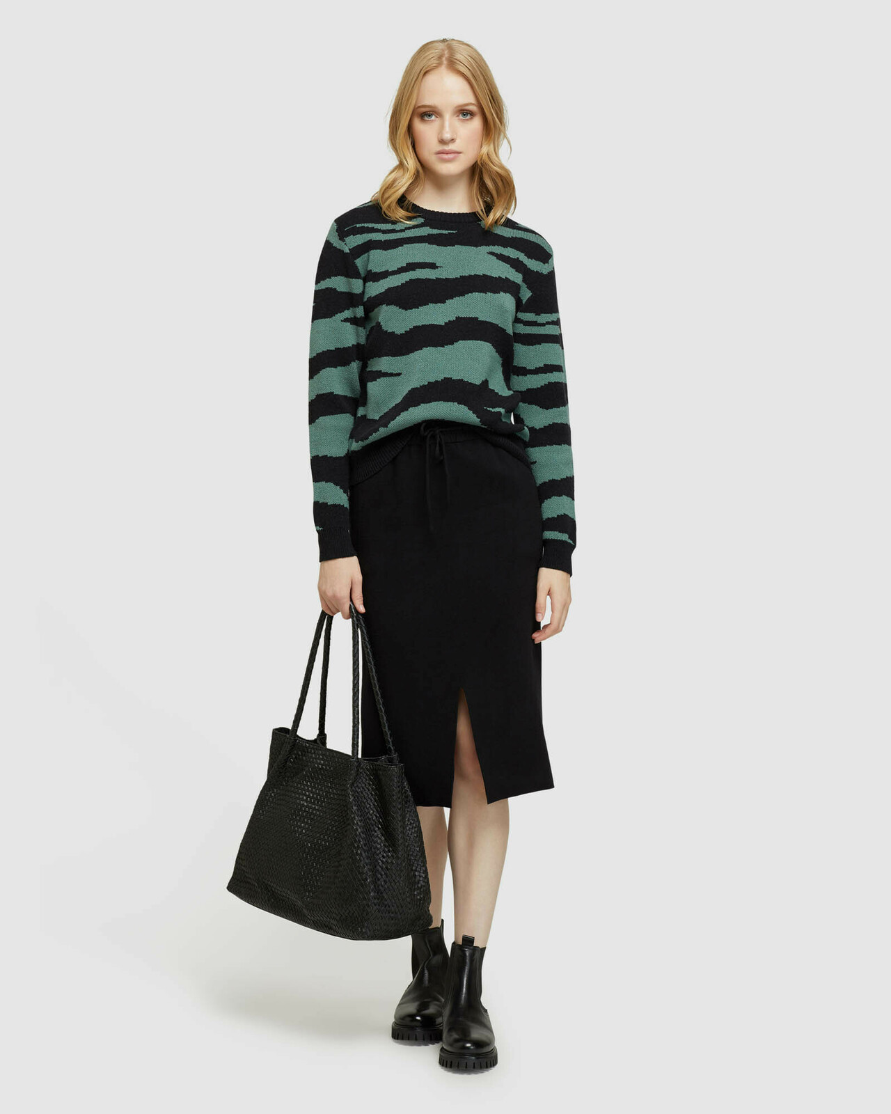 Knox Animal Jacquard Knit